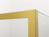 Ronal Sanswiss wejście narożne rozsuwane dwuczęściowe lewe 70x200 cm, szkło przezroczyste, profile GOLD LINE złoty CAE2G0701207